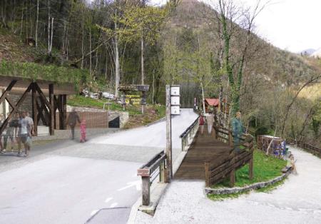 Vstopni objekt v Tolminska korita_vizualizacija (Vir Kreadom) (5)